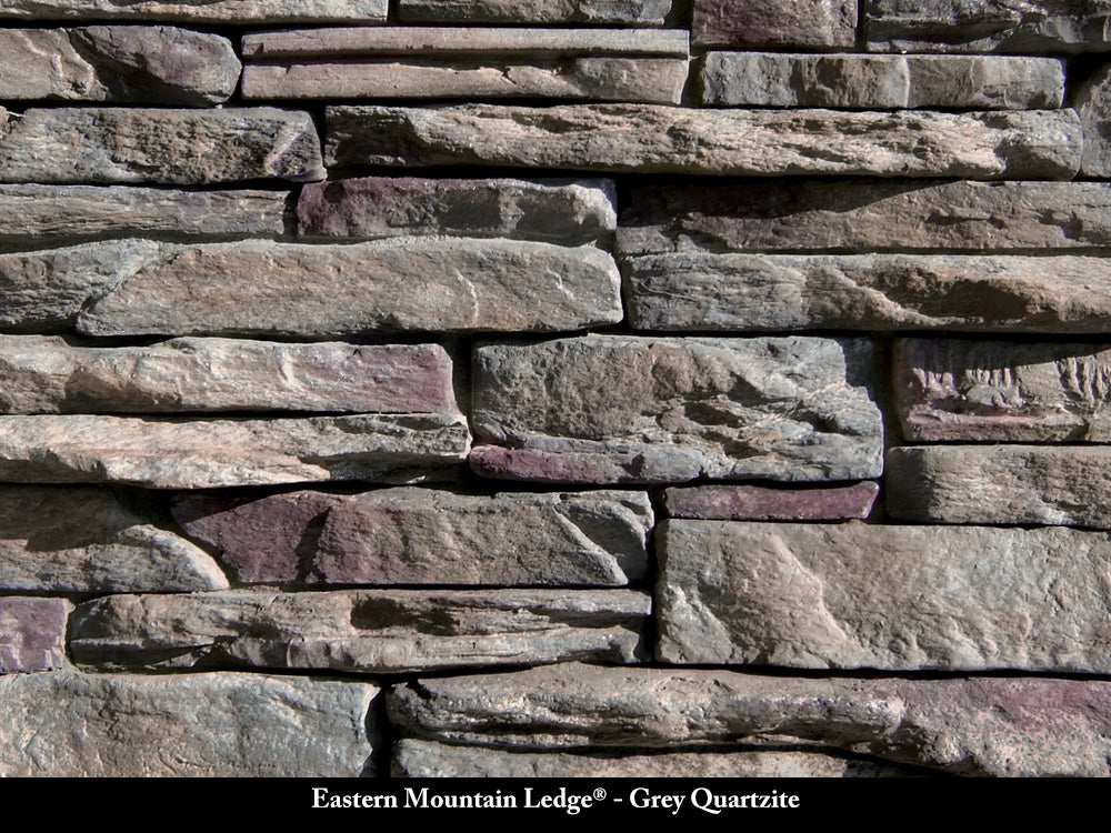 Grey Quartzite Eastern Mountain Ledge Stone Veneer