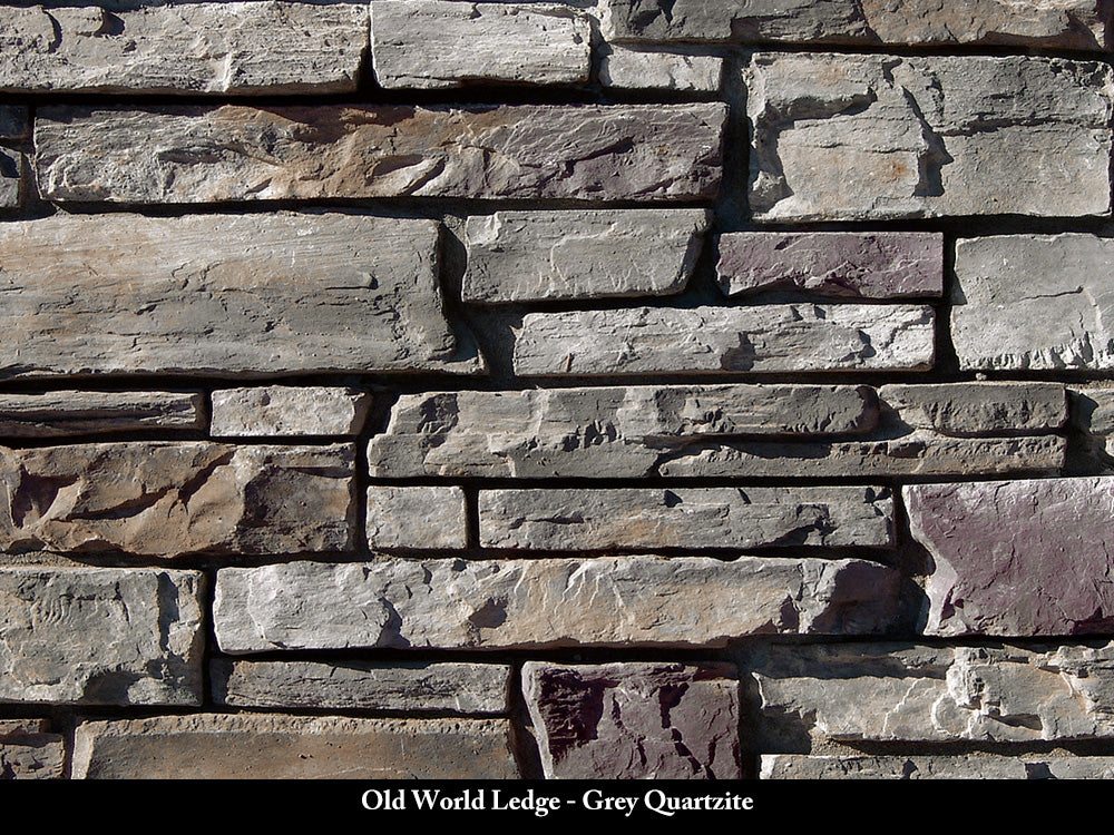 Grey Quartzite Old World Ledge Stone Veneer