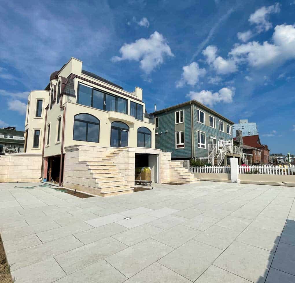 Heritage Olive Limestone Sandblasted