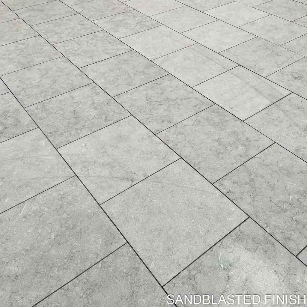 Heritage Olive Limestone Sandblasted