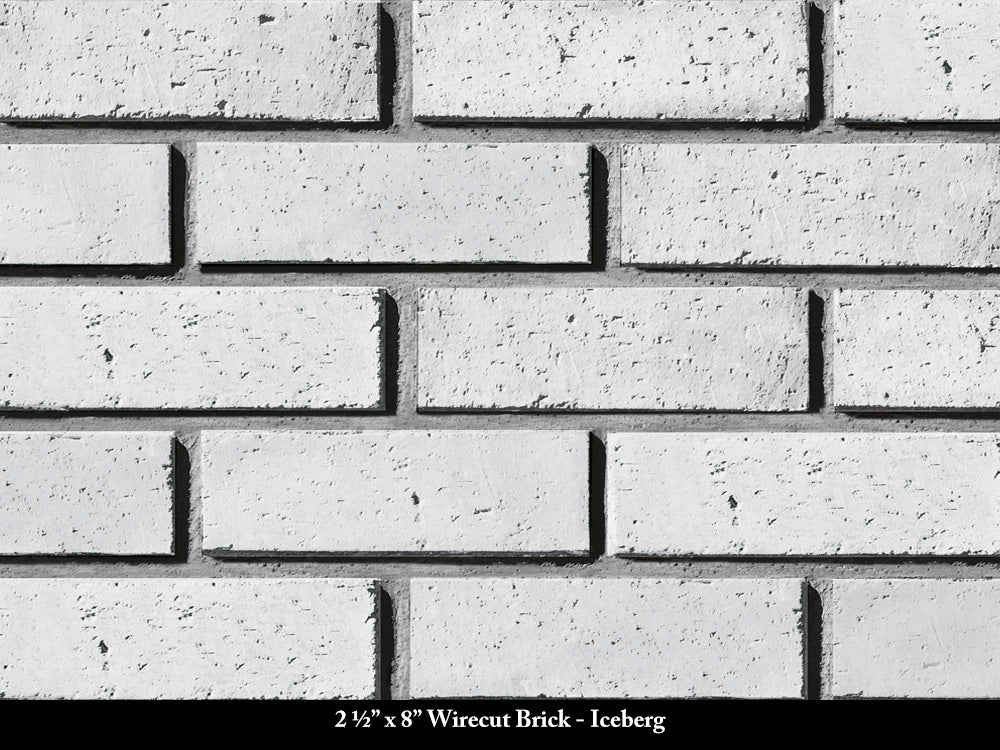 Folheado de tijolo fino cortado por fio Iceberg