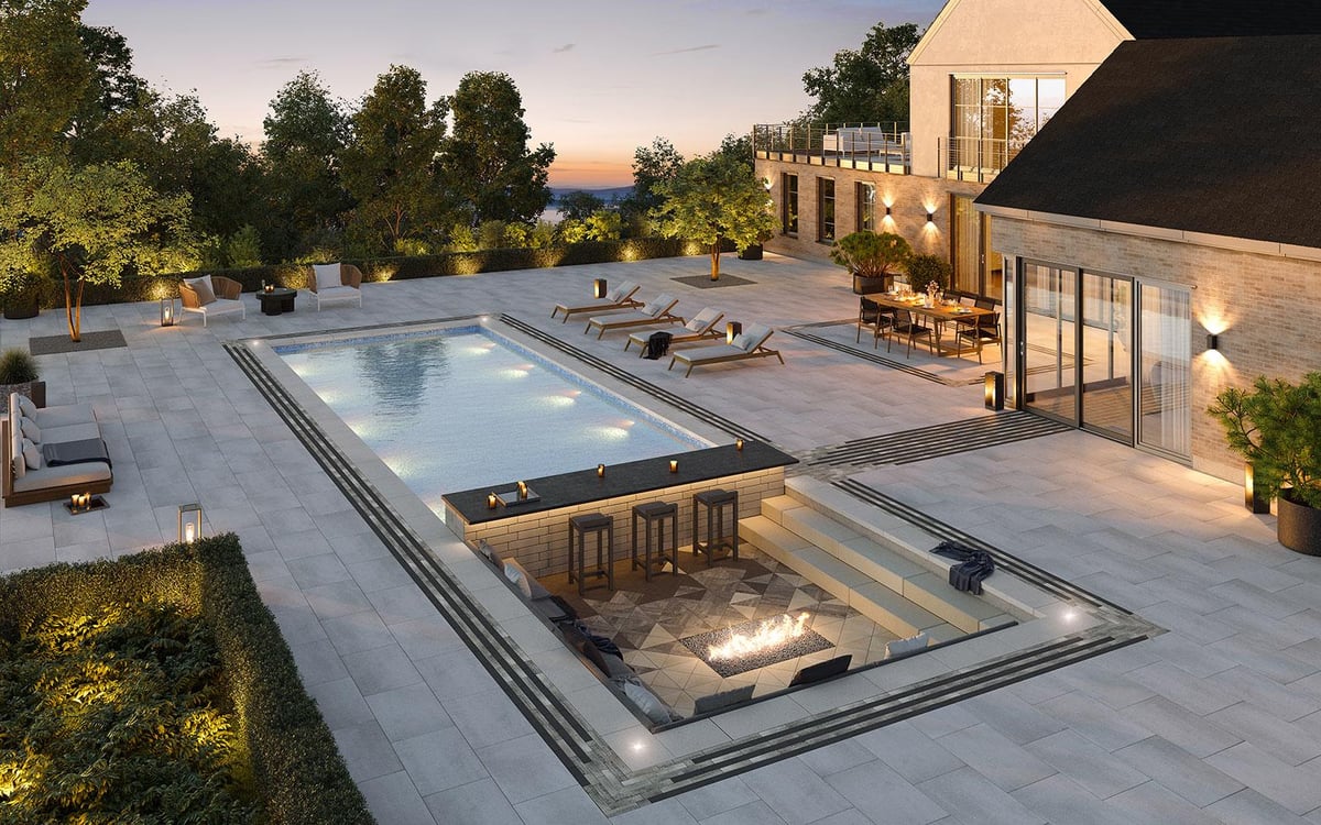 Industria Triangle Polished Pavers