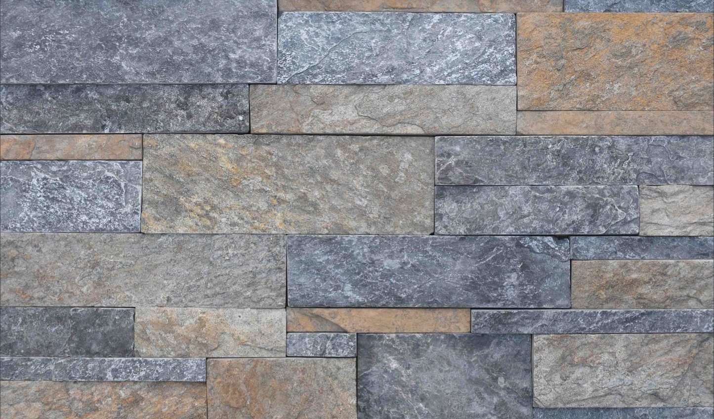 Lancaster - Revestimiento de piedra fina de 4 hileras de sillar Formfit 