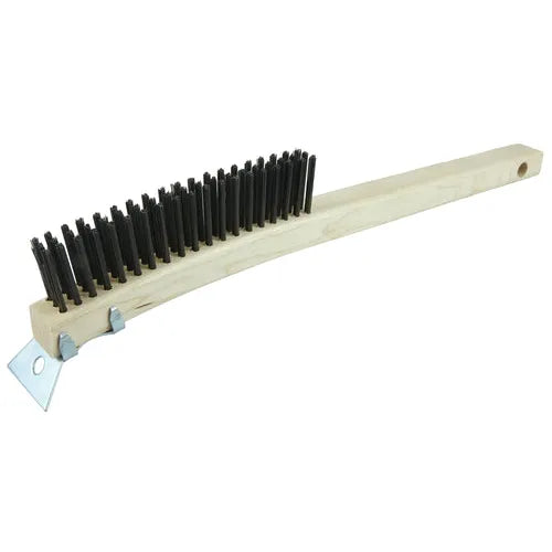 14" X 1" Wire Brush W/Scraper
