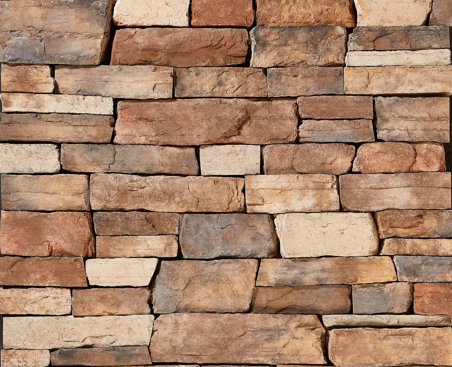 Revestimento em pedra tília toscana com borda folheada