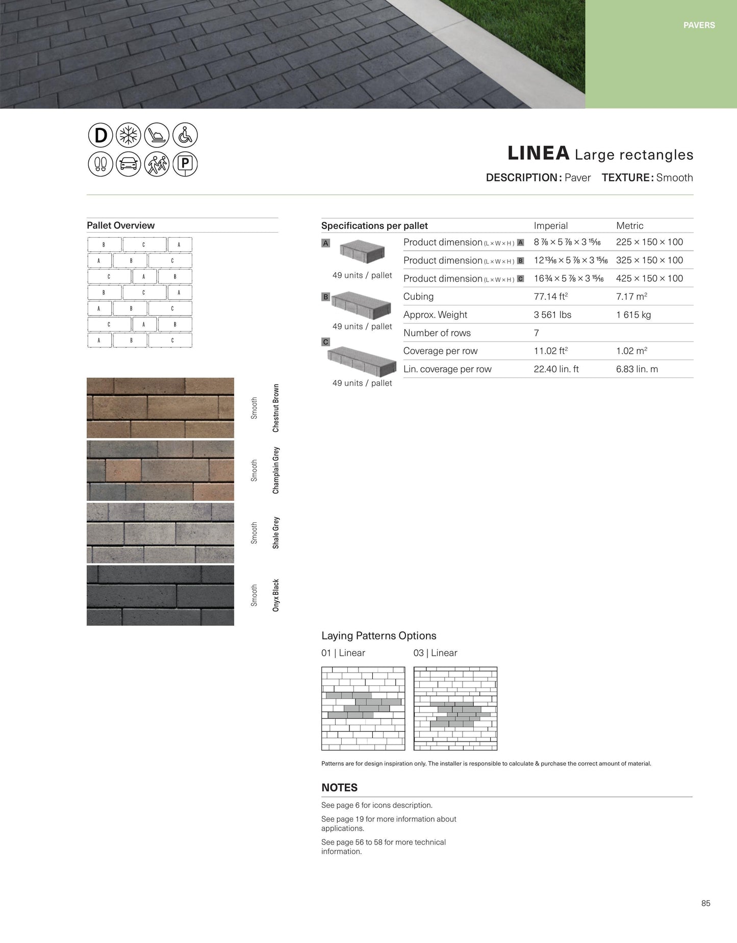 Pavimentadoras Linea