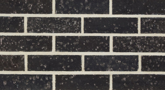 Metallic Black Coarse Velour Brick