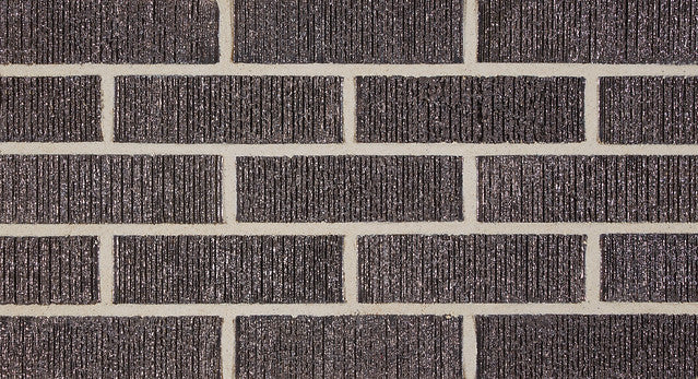 Metallic Black Vertical Brick
