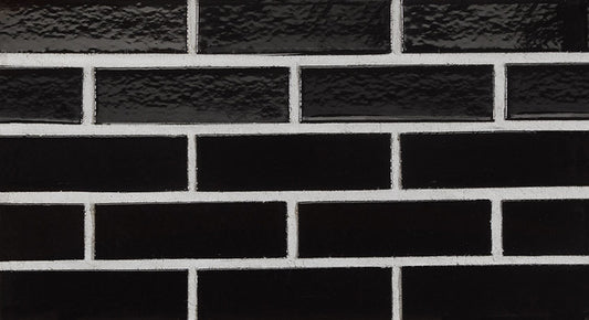 Midnight Black Glaze Brick
