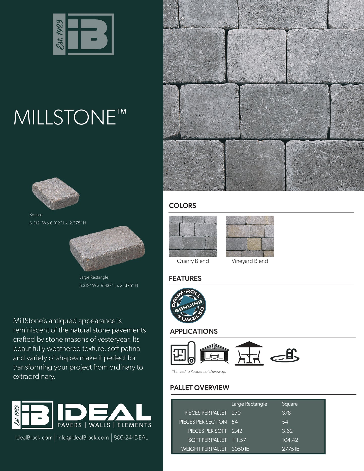 MillStone™ Pavers