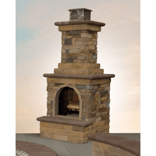 Mini Fully Assembled Canyon Ledge Fireplace