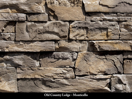 Monticello Old Country Ledge Stone Veneer