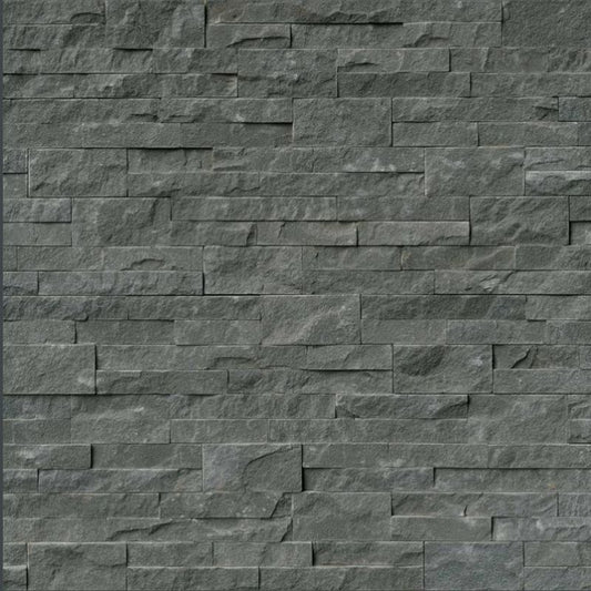 Chapa de piedra apilada de piedra azul de montaña