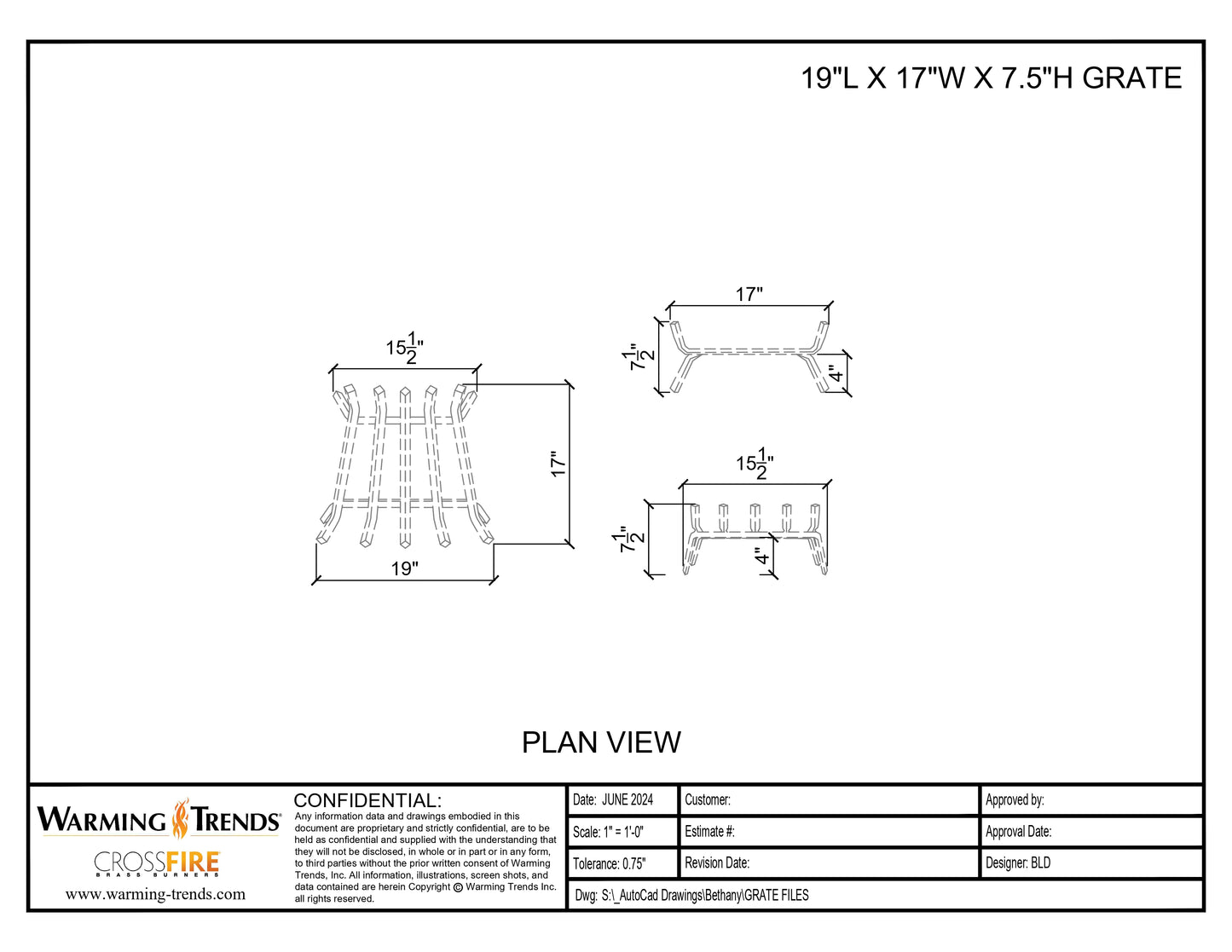 H-Style Fireplace Kit