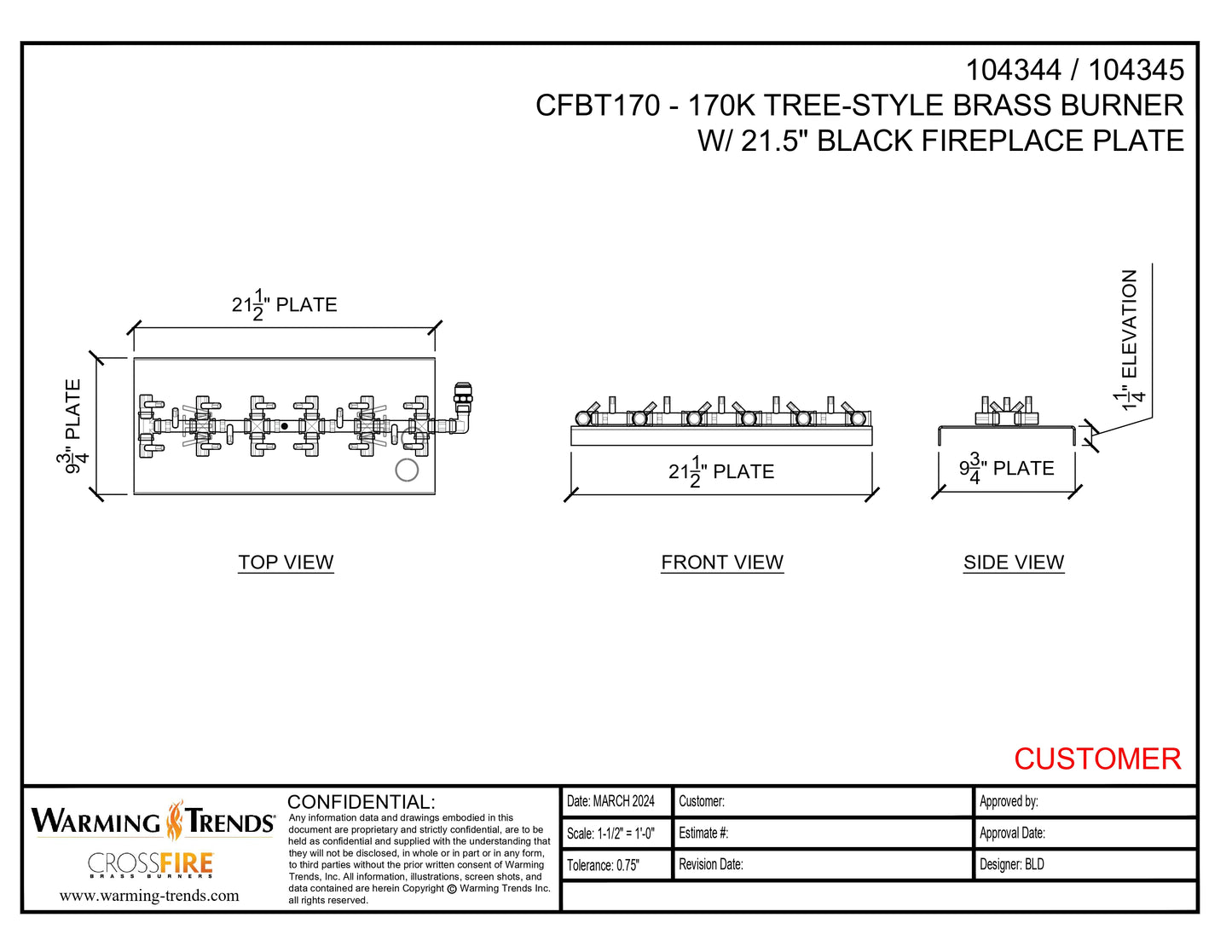 Tree-Style Fireplace Kit