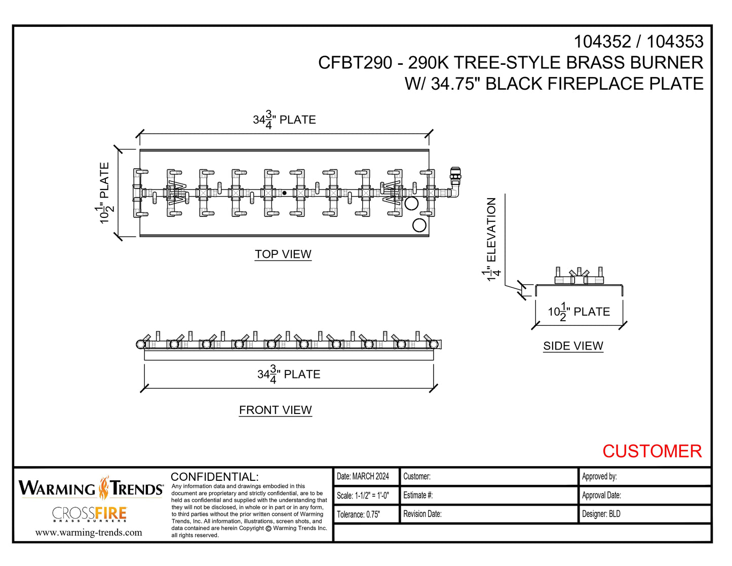 Tree-Style Fireplace Kit