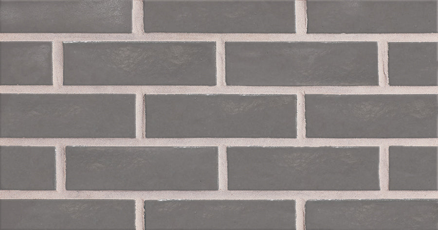 Pewter Glazed Brick