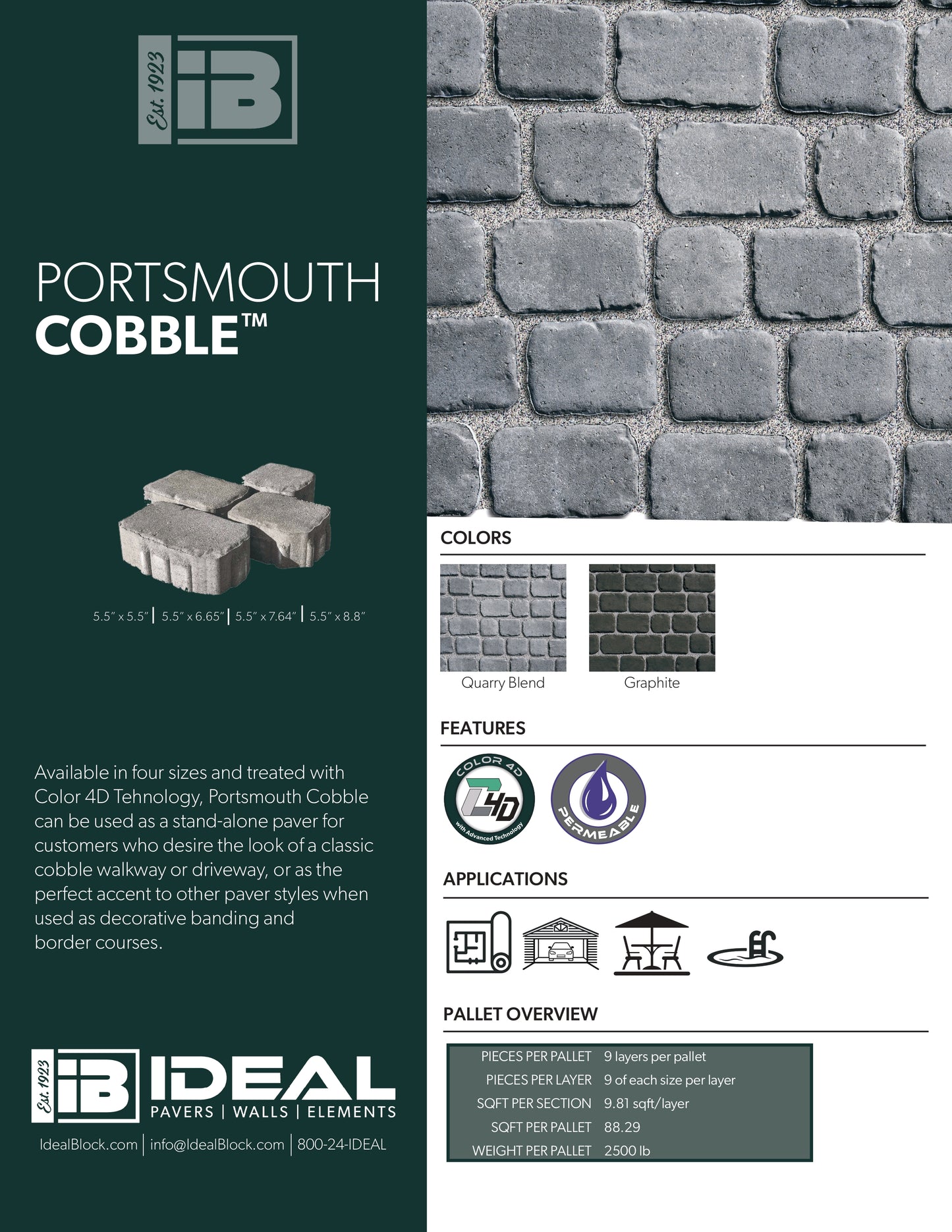 Portsmouth Cobble™ Pavers