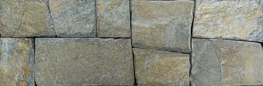 Revestimento de pedra quadrado e retangular 