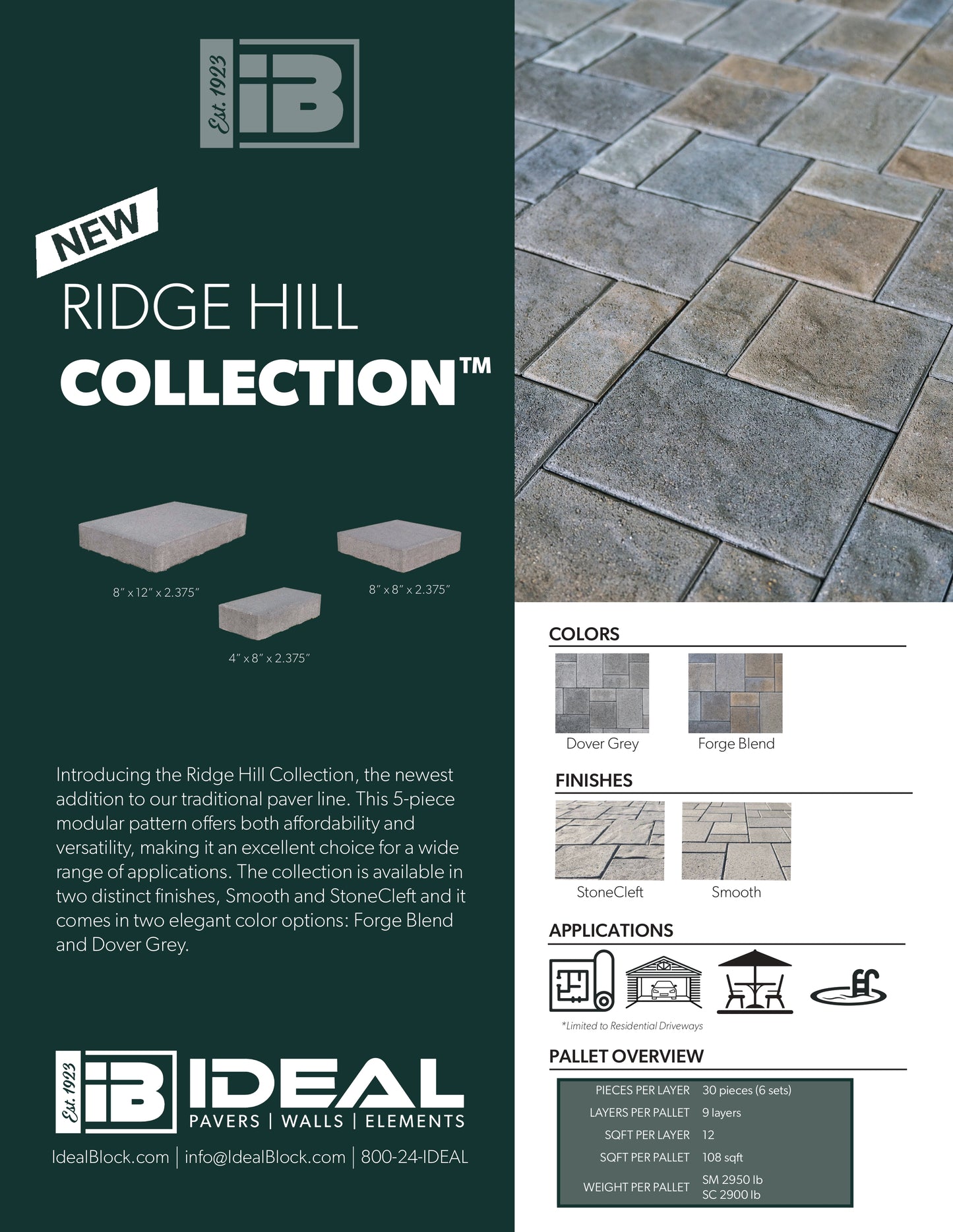 Ridge Hill Collection™ StoneCleft Pavers