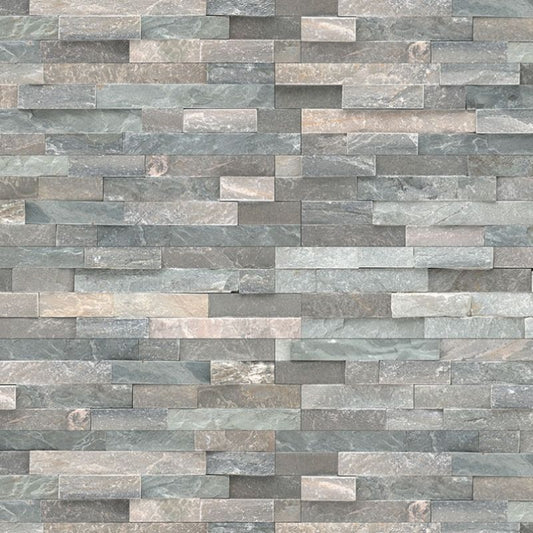 Folheado de pedra empilhada Sierra Blue