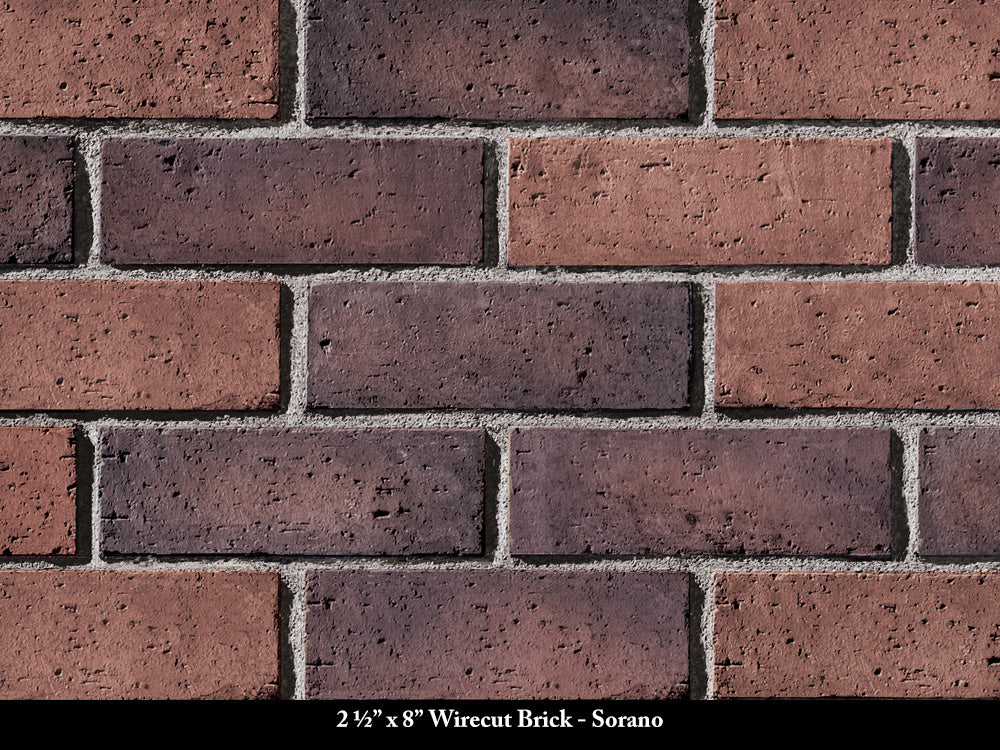 Sorano Wirecut Thin Brick Veneer
