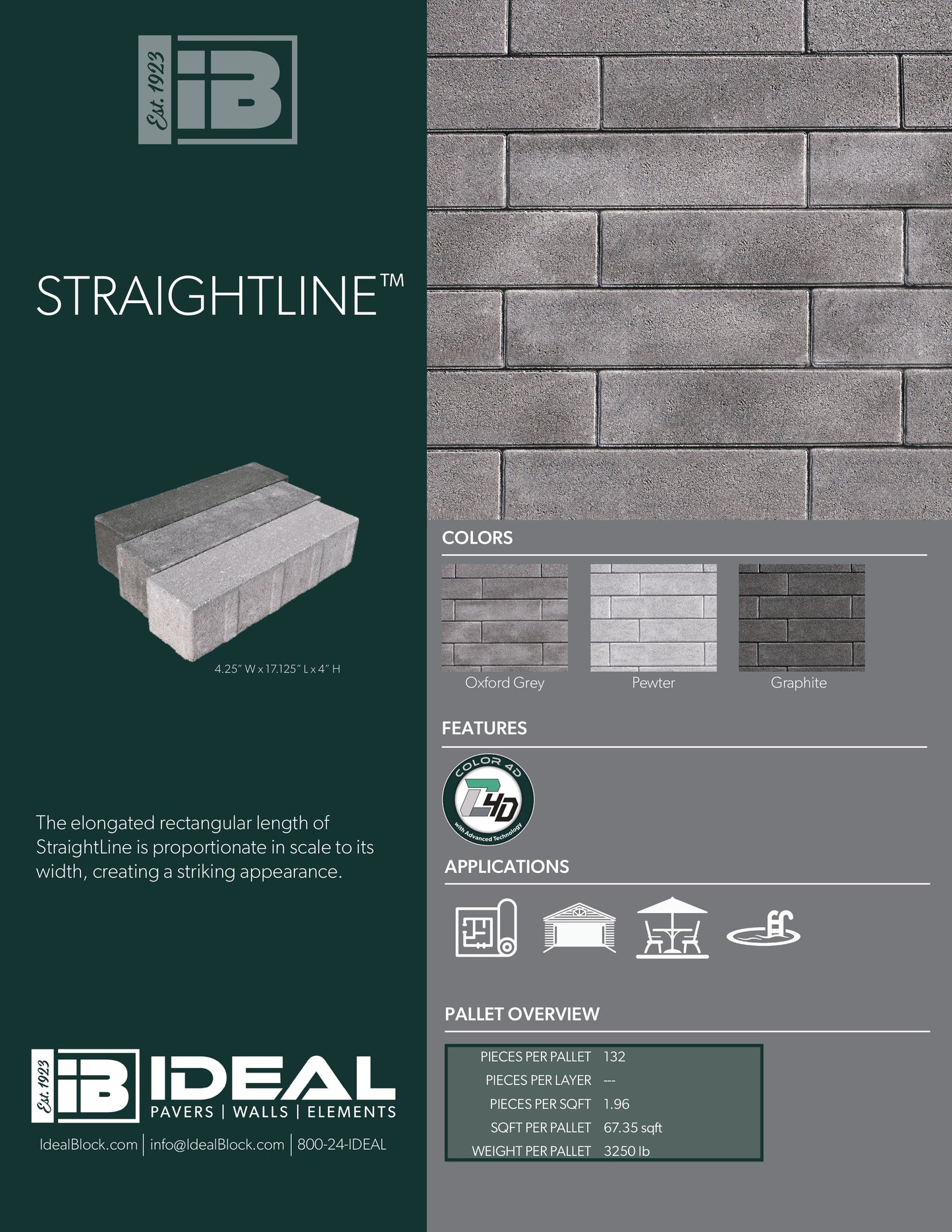 StraightLine™ Pavers