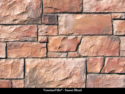 Sunset Blend Venetian Villa Stone Veneer