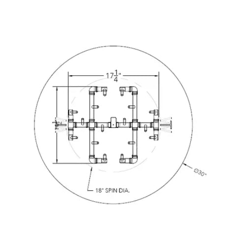 Circular Openings - Gas Insert Kits For Paver Fire Pits