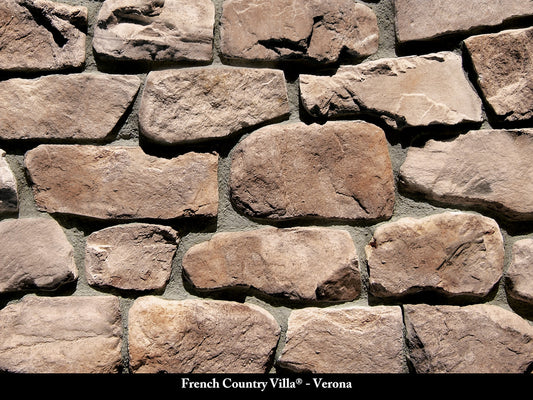 Verona French Country Villa Stone Veneer