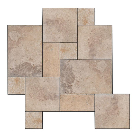 Walnut Travertine French Pattern