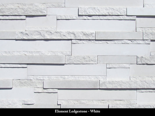White Element Ledgestone Stone Veneer