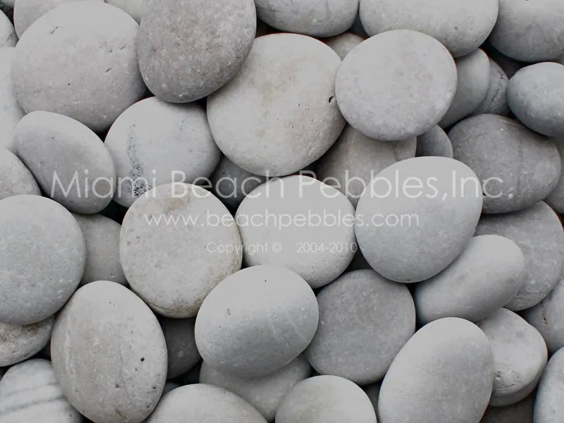White Natural Beach Pebbles
