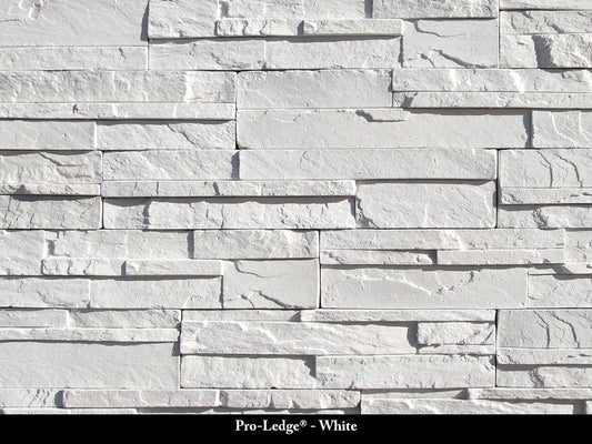 White Pro-Ledge® Stone Veneer