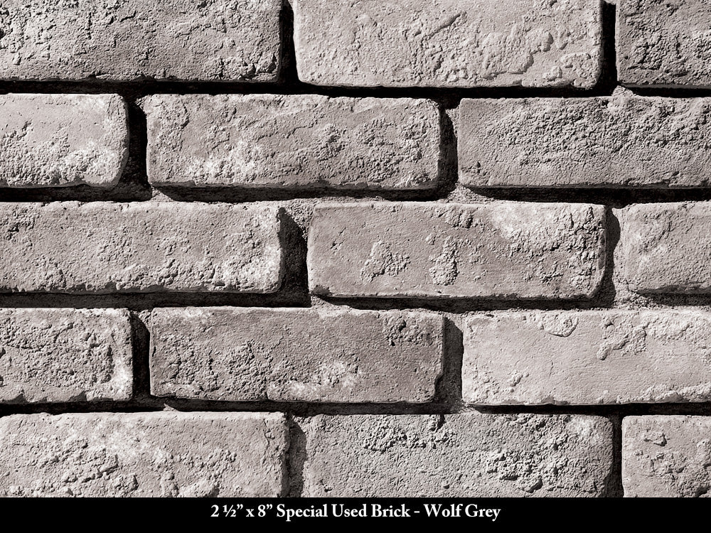 Wolf Grey Special Used Thin Brick Veneer