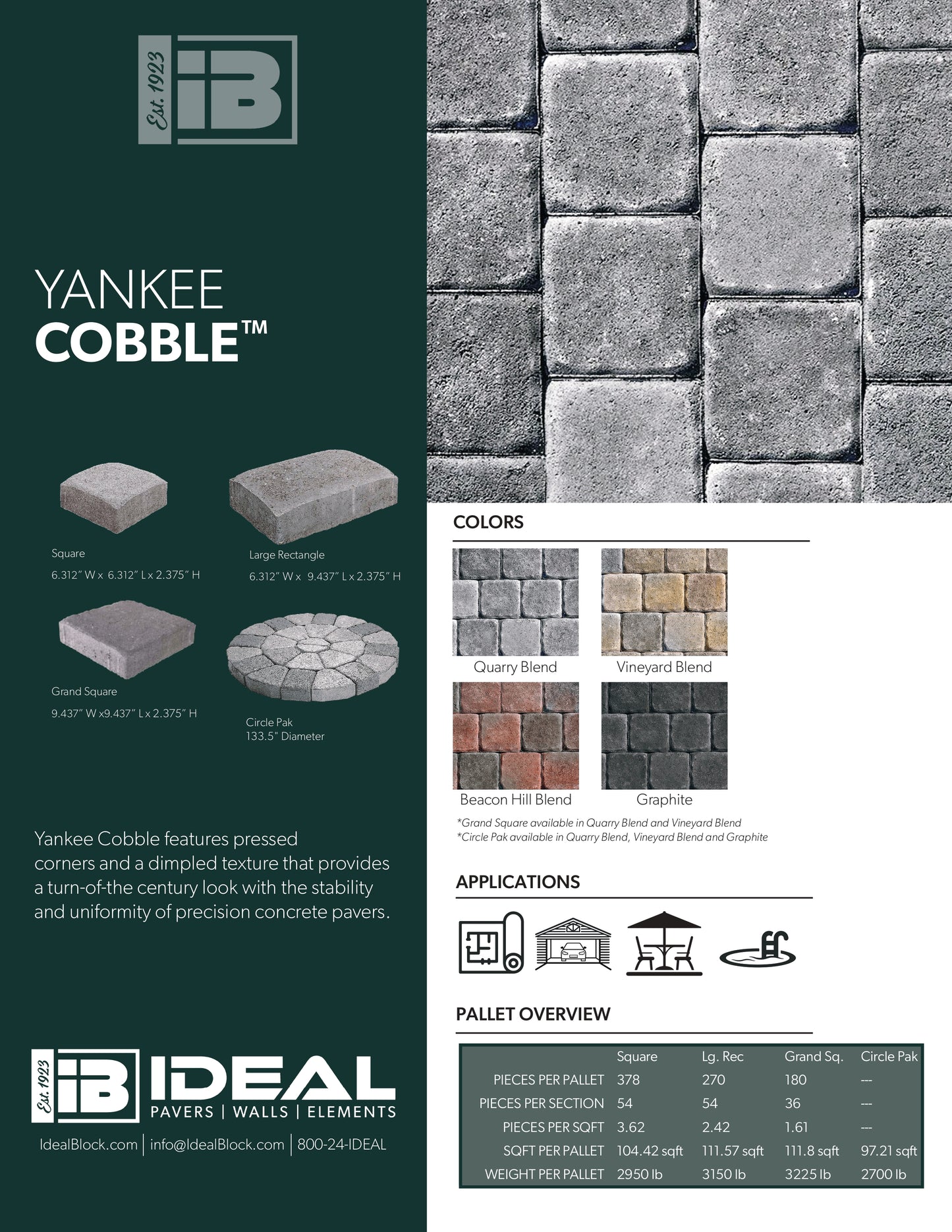 Yankee Cobble™ Pavers