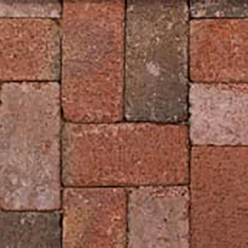 Canal Street Tumbled Paver, Clay, concrete pavers, landscaping products