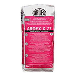 Ardex x 77, bagged material, Masonry products