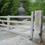granite gate post