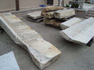 Salvaged granite steps and landings, salvaged stone, stone products, 2