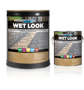 Gator seal wet look finish, alliance products, pavers sealers and cleaners, concrete pavers, landscaping products