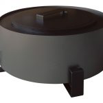 Luxeve smokeless fire pit, bronze, grills and inserts, fire pits, landscaping products