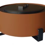 Luxeve smokeless fire pit, rust, grills and inserts, fire pits, landscaping products