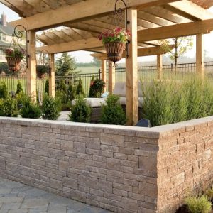 mini creta wall, techo bloc walls, retaining wall systems, landscaping products