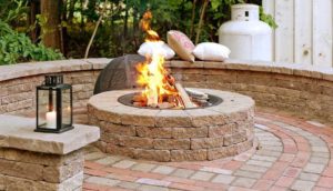 Valencia firepit, Techo Bloc, Fire pits, grills, inserts, landscaping products, 3
