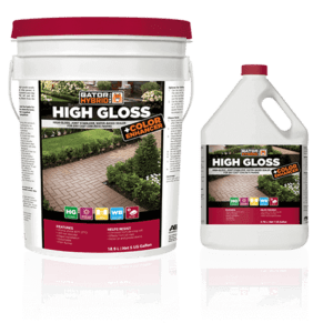 gator hybrid seal high gloss and color enhancer, alliance products, pavers sealers and cleaners, concrete pavers, landscaping products