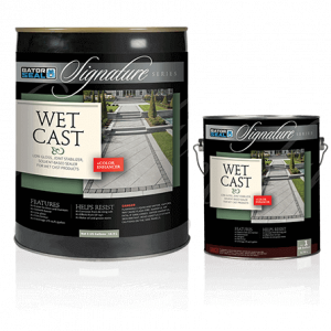 signature series wet cast low gloss and color enhancer, zero gloss, alliance products, pavers sealers and cleaners, concrete pavers, landscaping products