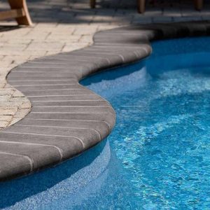 Bullnose Coping, concrete curbing and coping, pavers, landscaping products
