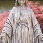 Blessed Mother garden statue by Massarelli, religious, statuary