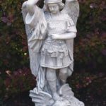 St. Michael garden statue by Massarelli, religious, statuary